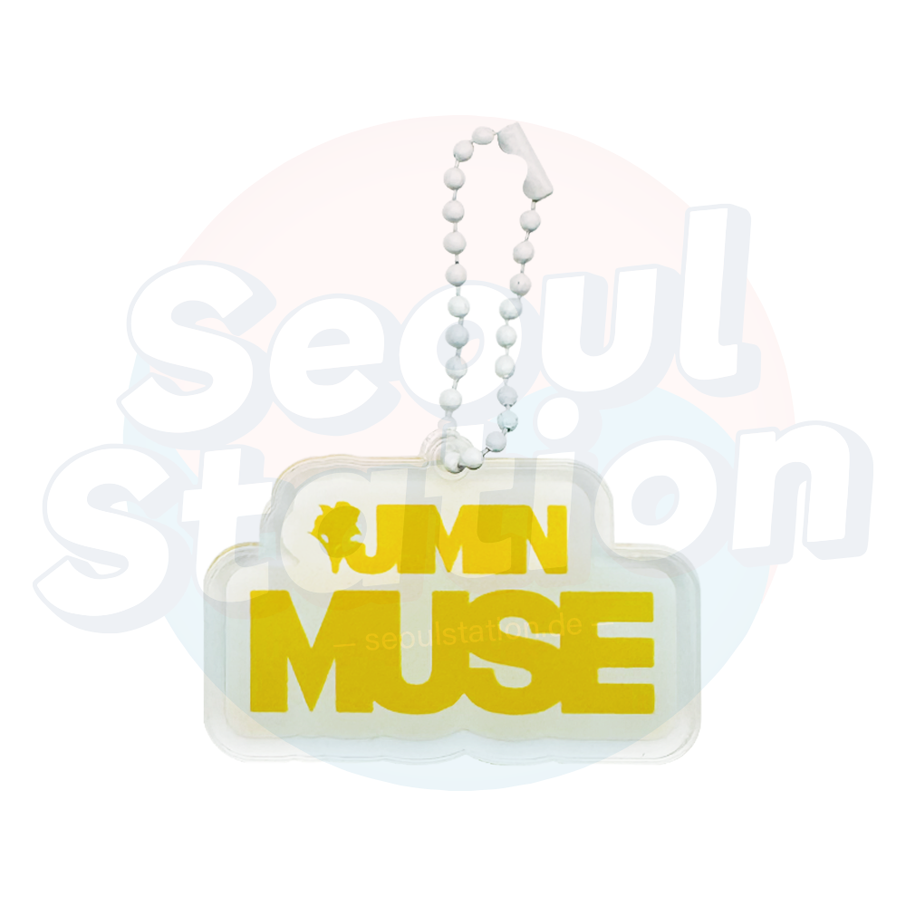 JIMIN - MUSE - WEVERSE Logo Keychain yellow