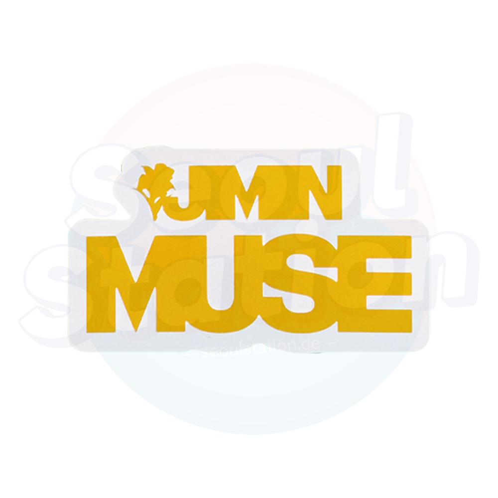 JIMIN - MUSE - WEVERSE Logo Stickers yellow & white