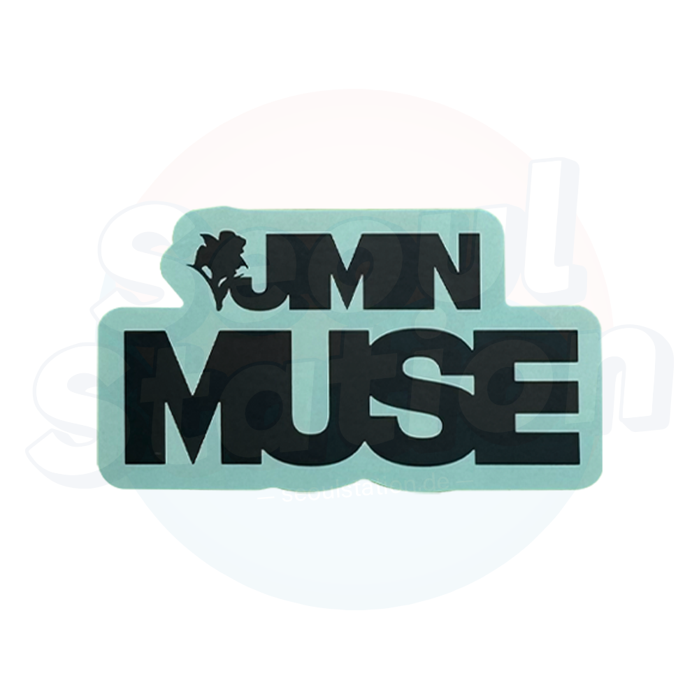 JIMIN - MUSE - WEVERSE Logo Stickers blue & black