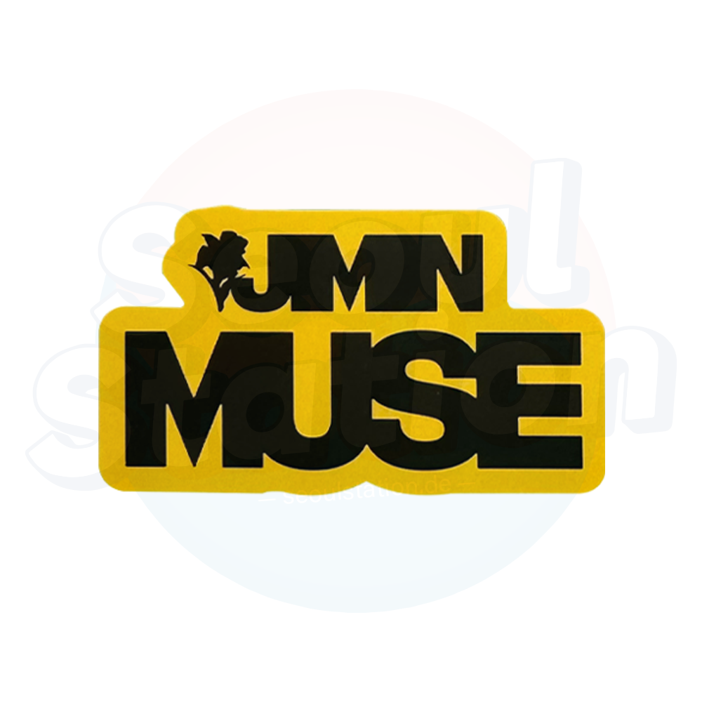 JIMIN - MUSE - WEVERSE Logo Stickers yellow & black