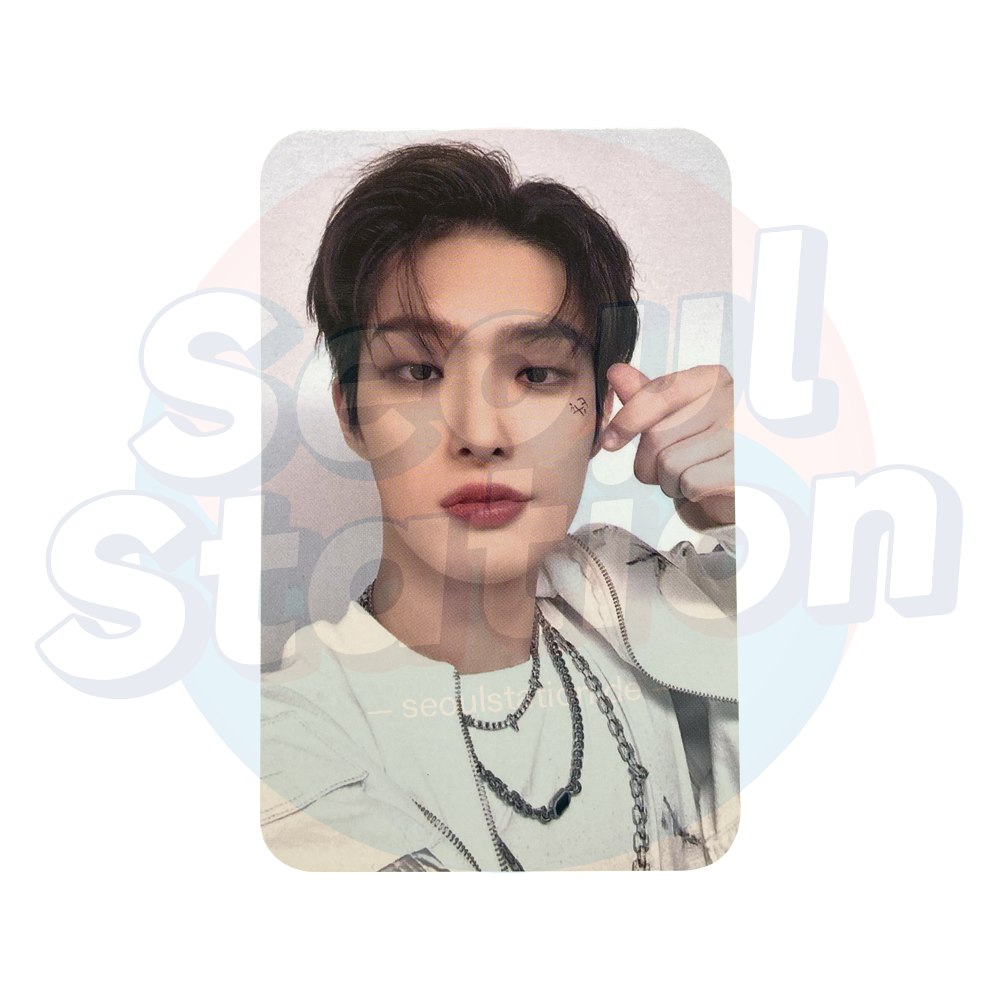 ATEEZ - THE WORLD EP.FIN : WILL - Soundwave 3rd Round Lucky Draw Photo Card (White Fit) Mingi