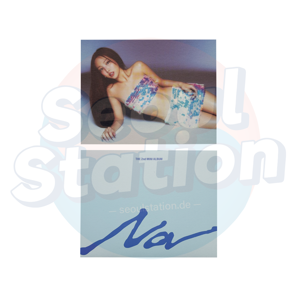 Nayeon - 2nd Mini Album 'NA' - Mini Postcard Blue