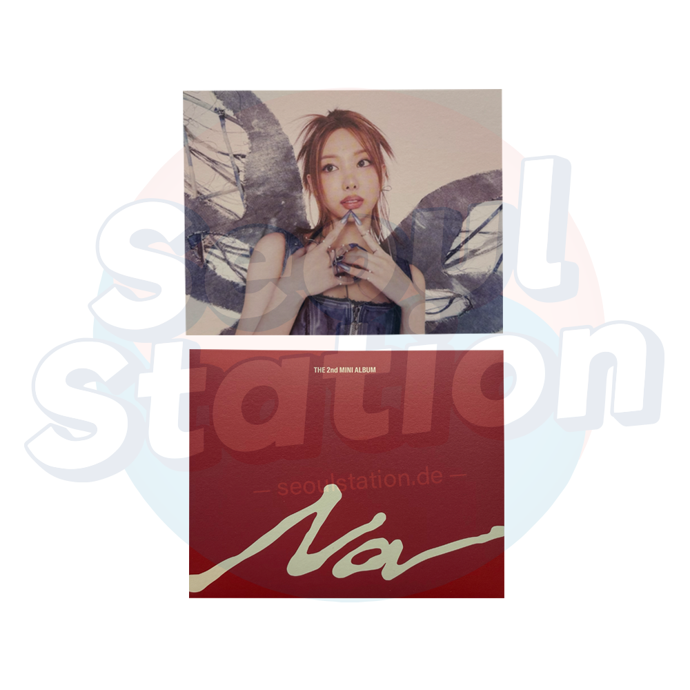 Nayeon - 2nd Mini Album 'NA' - Mini Postcard Red