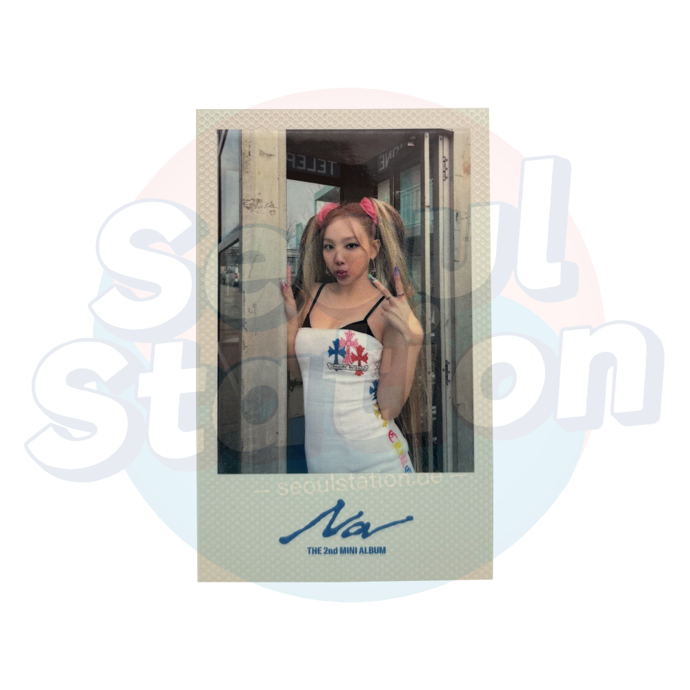 Nayeon - 2nd Mini Album 'NA' - JYP Shop Polaroid Photo Card 2