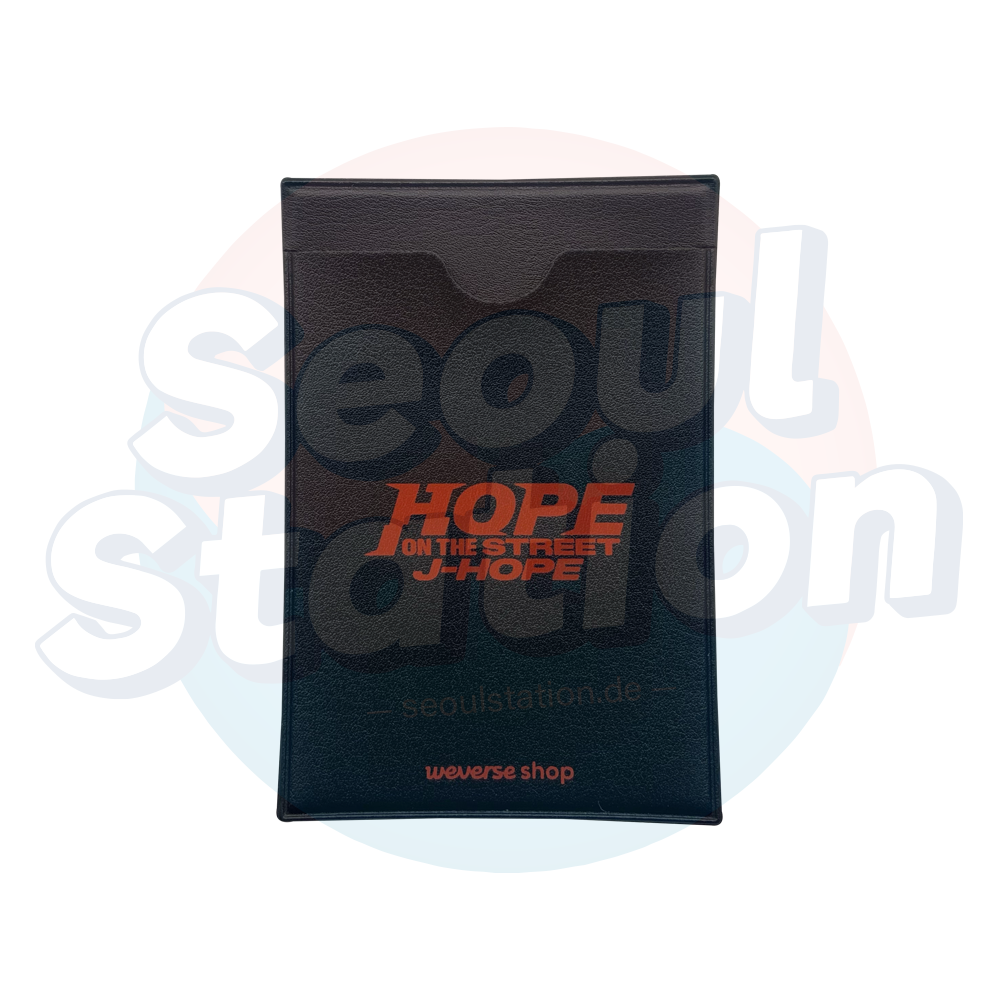 J-Hope - Hope on the Street - WEVERSE Photo Card Holder red