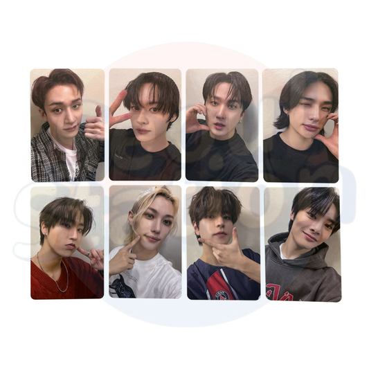 Stray Kids - 樂-STAR - ROCK STAR - Soundwave 2nd Lucky Draw Photo Card (DARK PINK)