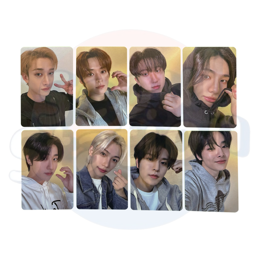 Stray Kids - 樂-STAR - ROCK STAR - Soundwave Pop-Up 2nd Giveaway Photo Card (WHITE)