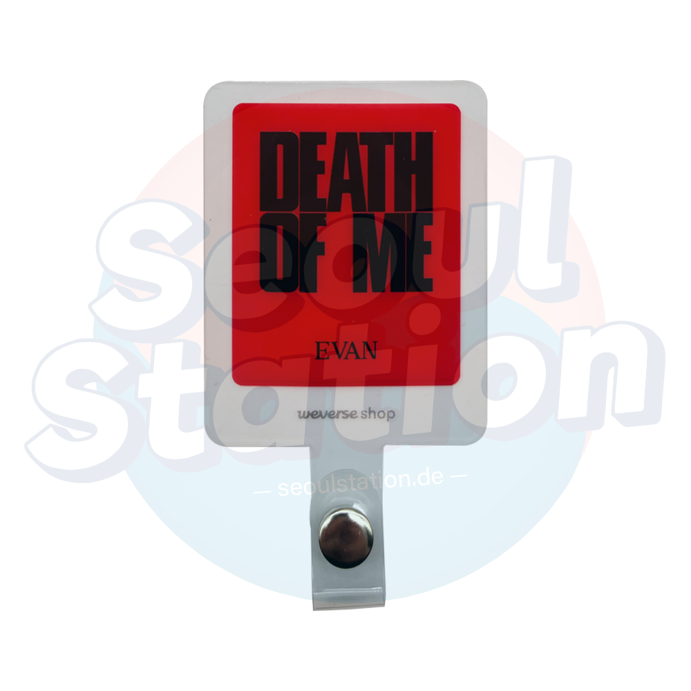 EVAN - 1st Mini Album 'DEATH OF ME' - WEVERSE Phone Tab