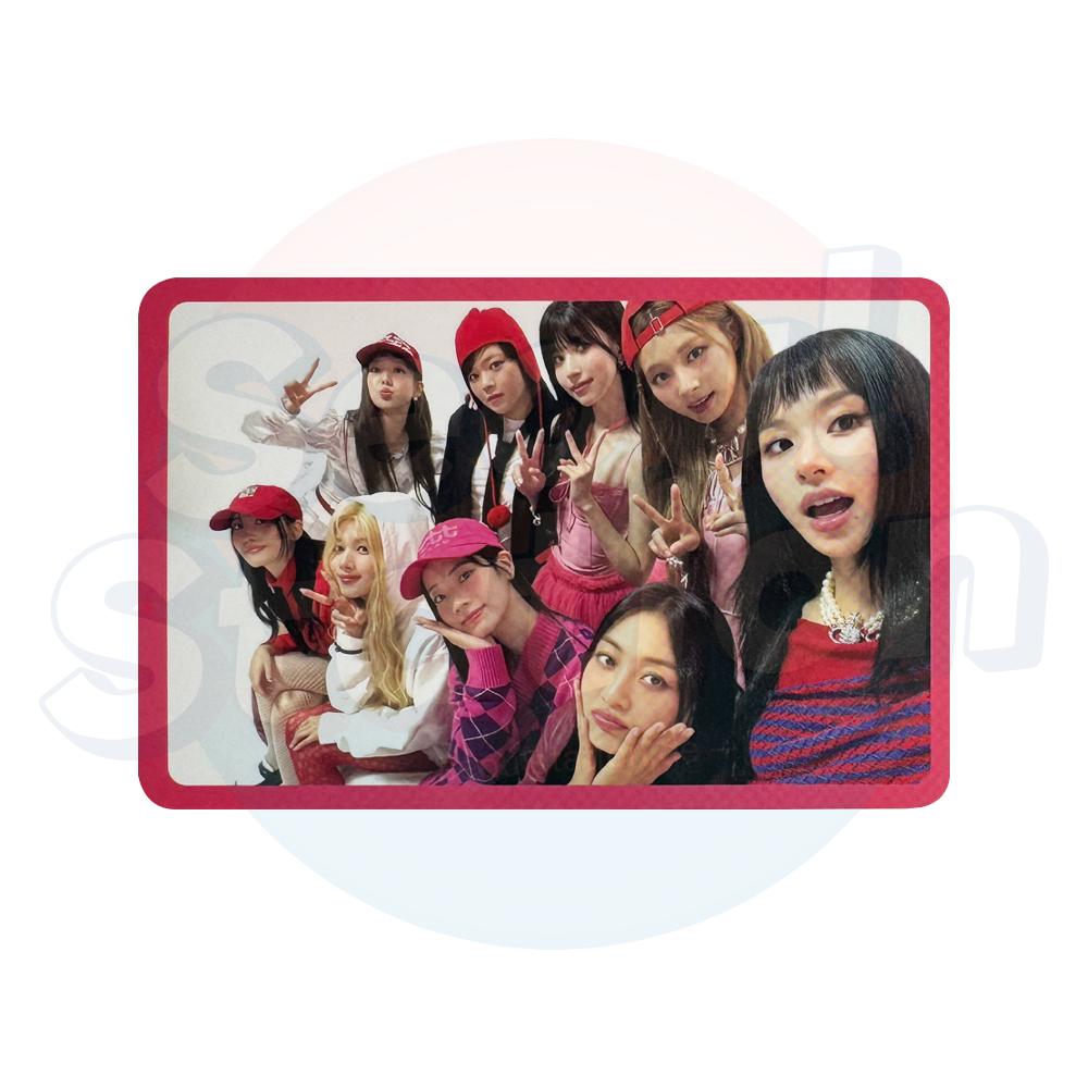 TWICE - 14th Mini Album 'STRATEGY' - POB Photo Card - Set C (Pink) group