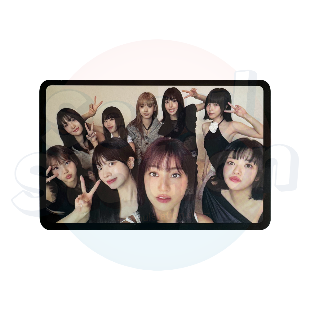 TWICE - 14th Mini Album 'STRATEGY' - POB Photo Card - Set B (Black) group