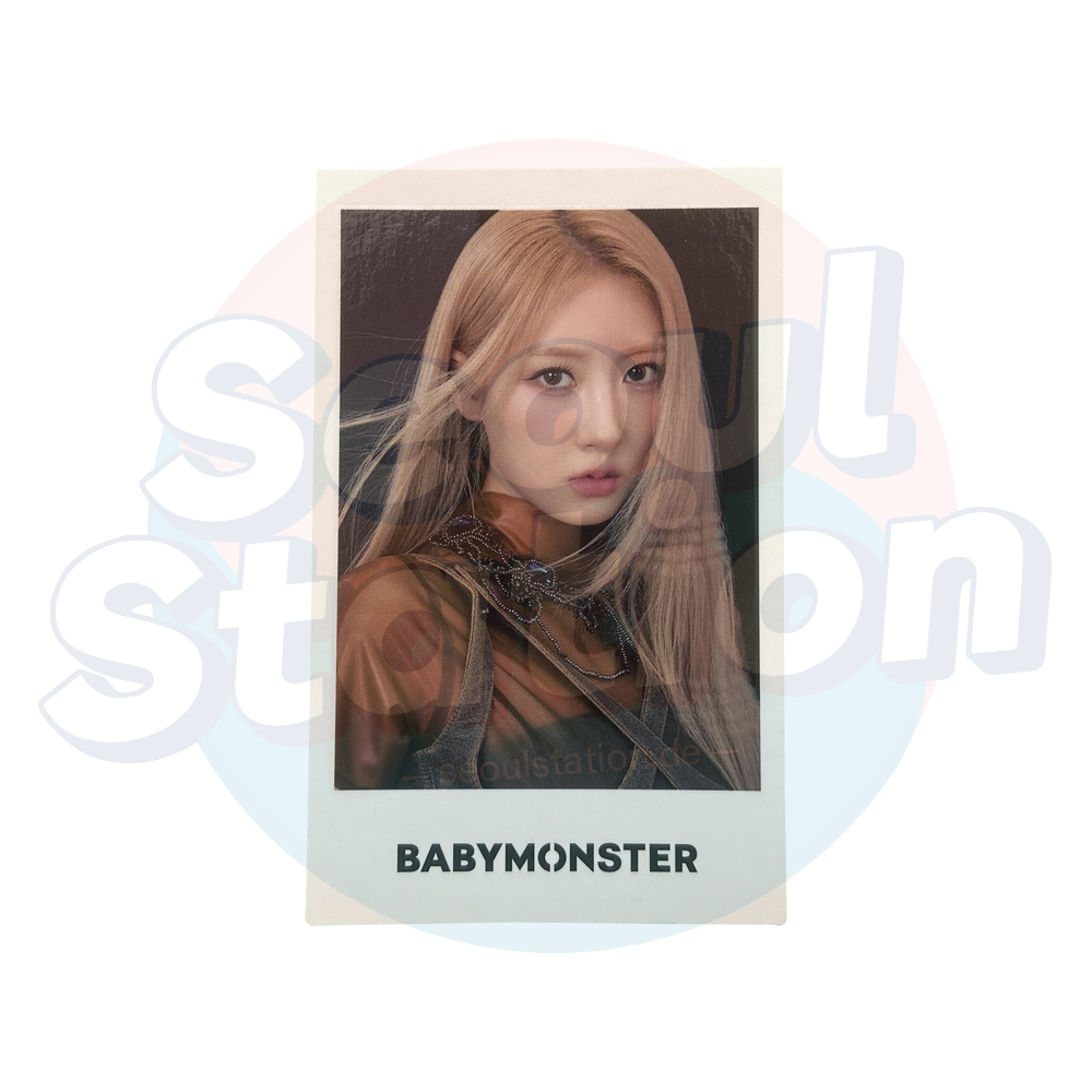 BABYMONSTER - 1st Mini Album: 'BABYMONS7ER' - Weverse Polaroid Photo Card Rami