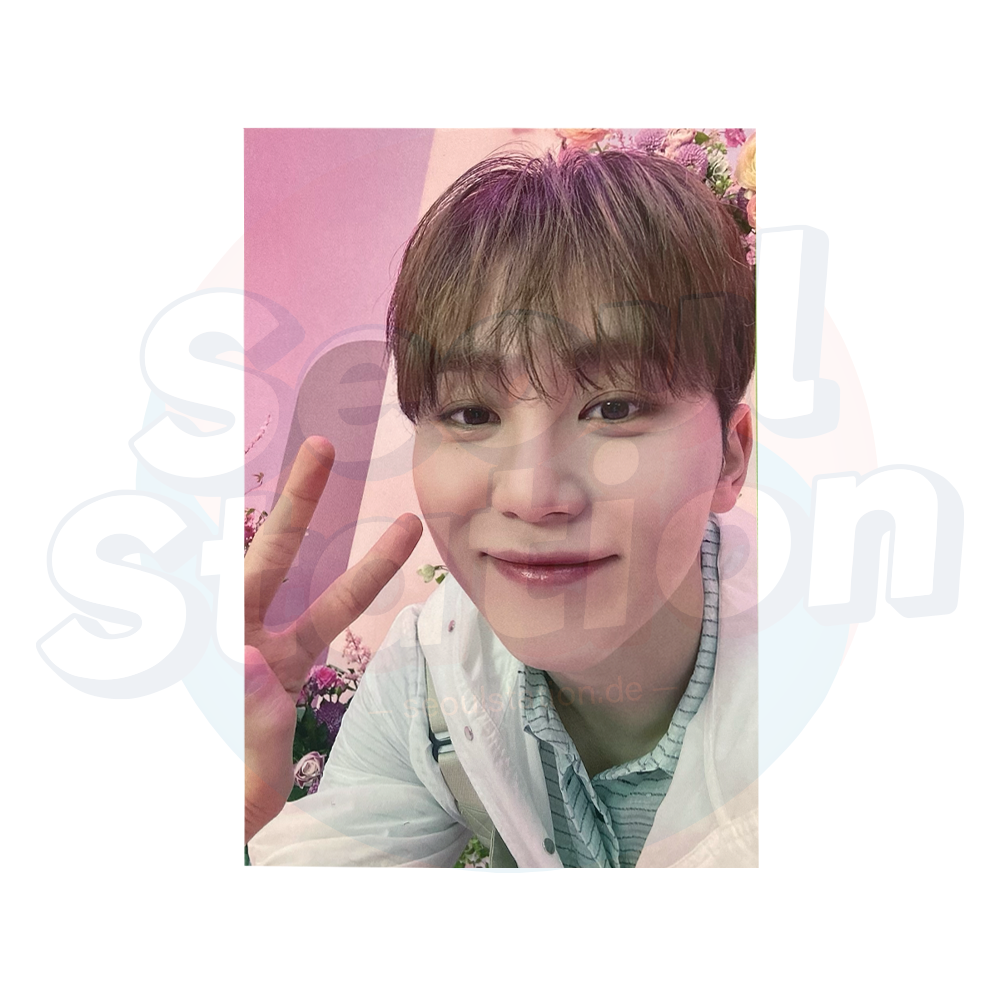 SEVENTEEN - Japan Best Album: ALWAYS YOURS - Selfie Photo (Blue Words) seungkwan