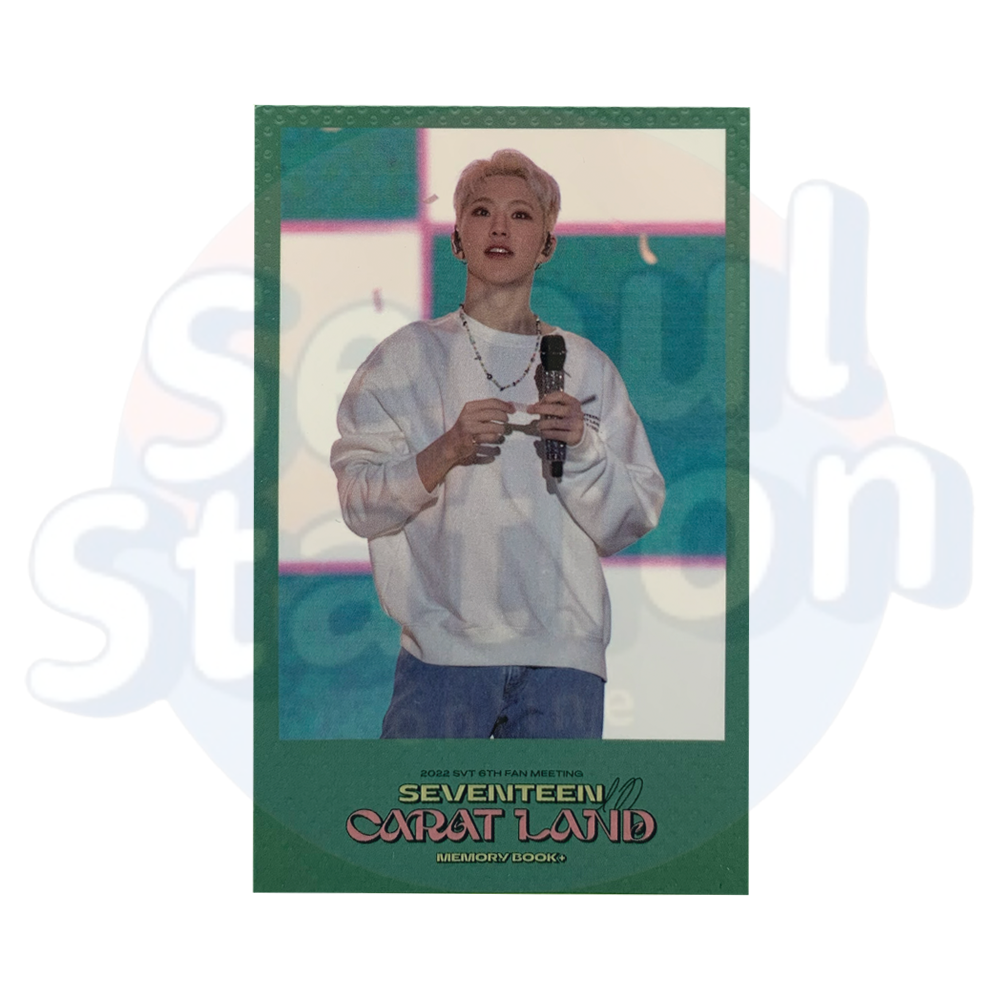 SEVENTEEN - 2022 SVT 6th Fan Meeting - SEVENTEEN IN CARATLAND - WEVERSE Polaroid Photo Card hoshi