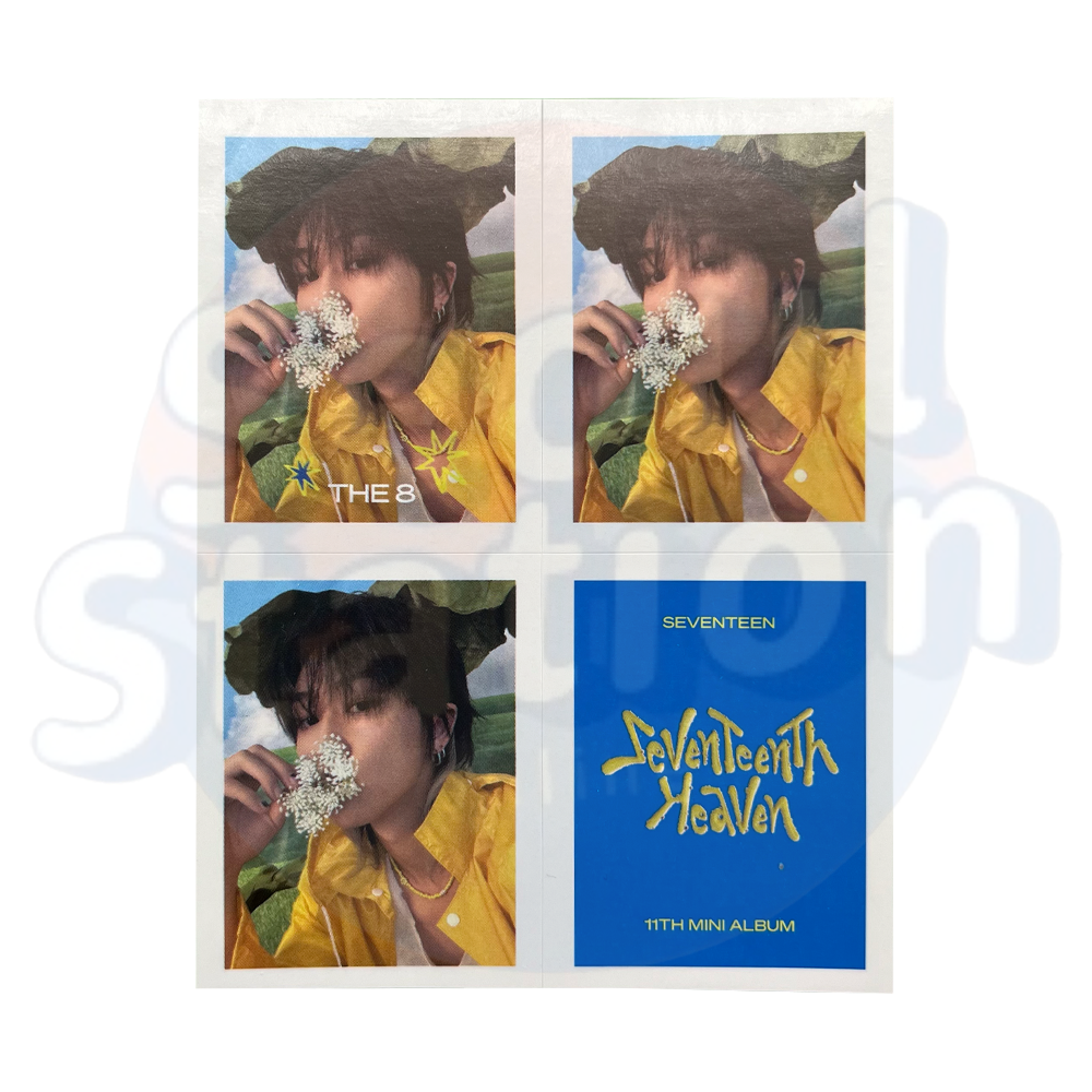 SEVENTEEN - SEVENTEENTH HEAVEN - WEVERSE 4-Cut Sticker - CARAT Ver. the8