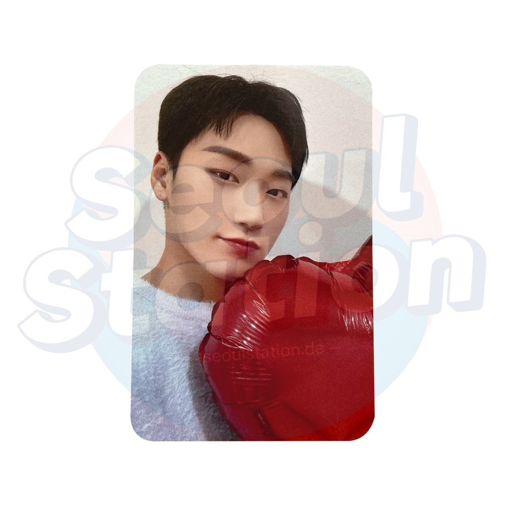 ATEEZ - THE WORLD EP.FIN : WILL - Soundwave 3rd Round Lucky Draw Photo Card (Red Heart) San