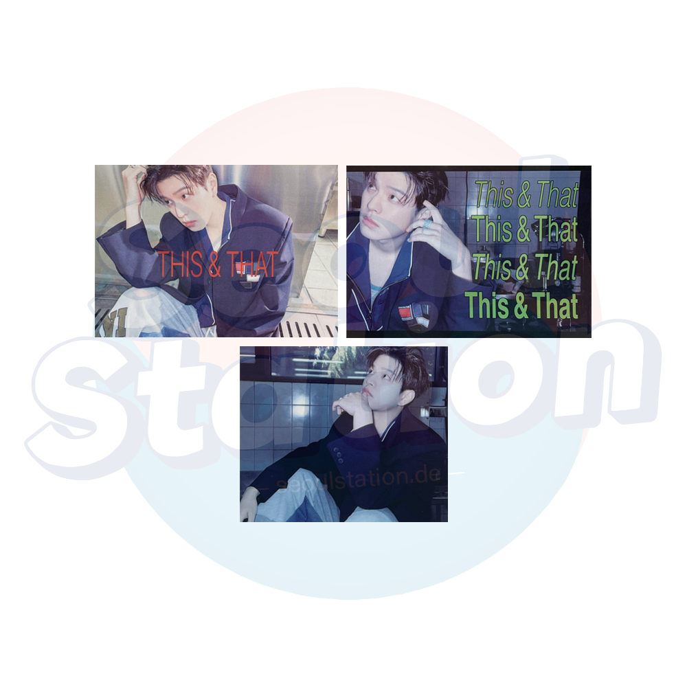 STRAY KIDS - 10th Mini Album 'THIS&THAT' (FANS ALBUM Ver.) - Member Sticker Set (3EA) seoulstation.de Seungmin