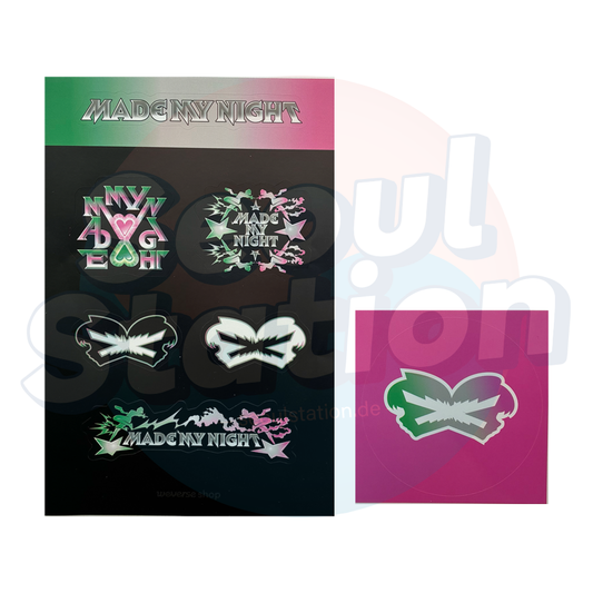 LE SSERAFIM - 2nd Single Album 'MADE MY NIGHT' - WEVERSE Sticker Set seoulstation.de