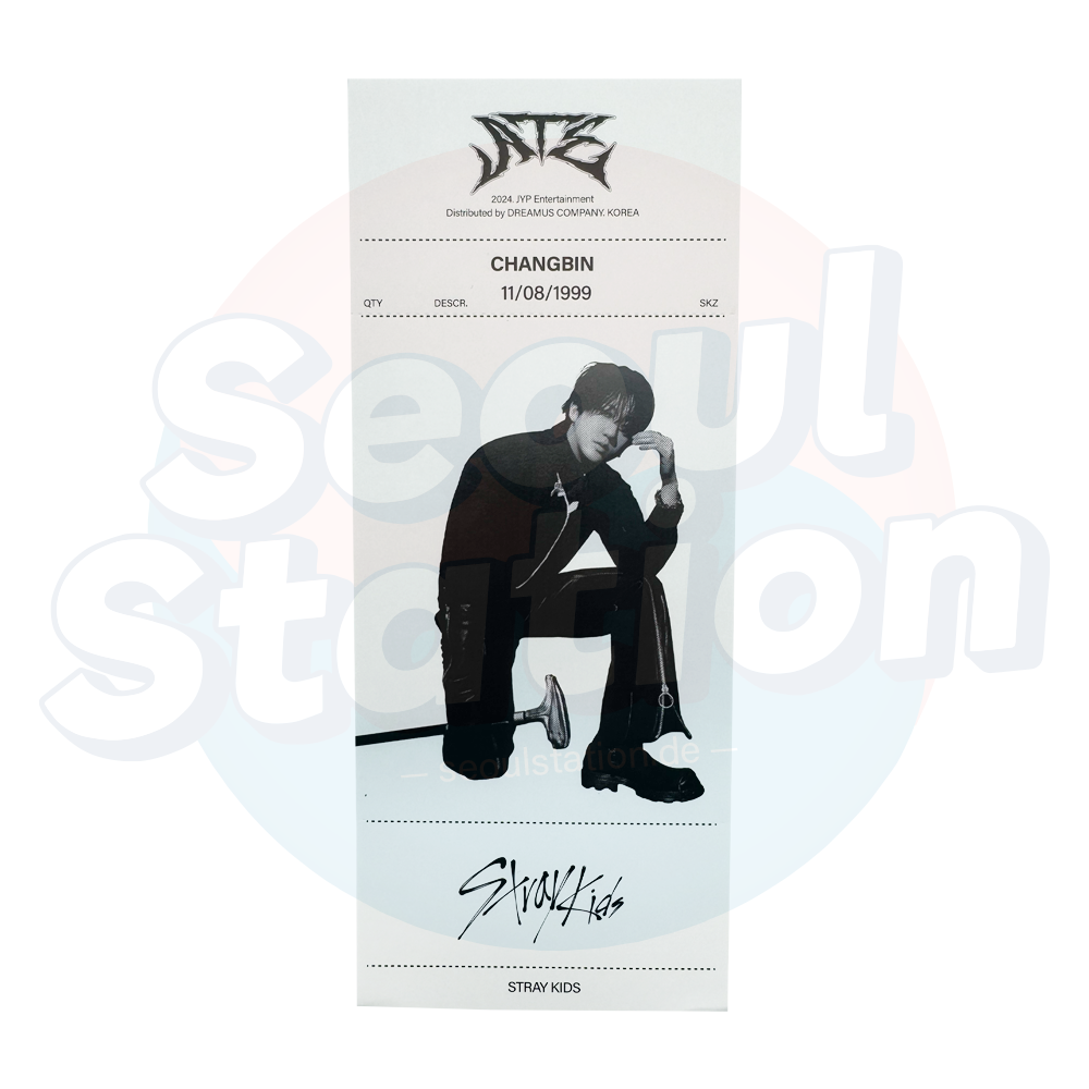 Stray Kids - ATE - Limited Album Ver. Monochrome Photo Receipt changbin