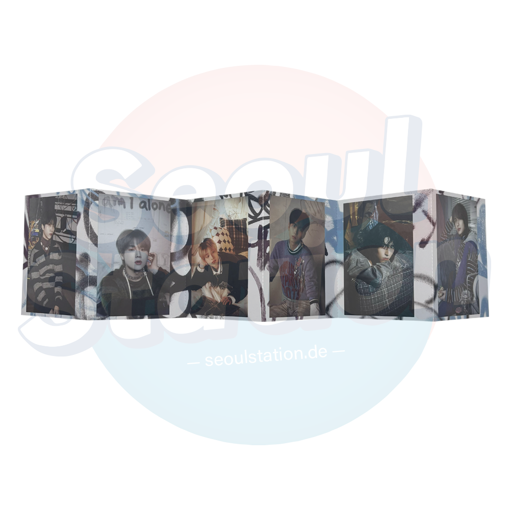 Xdinary Heroes - 1st Full Album 'Troubleshooting' - First Press Folded Mini Postcard Set Horizontal