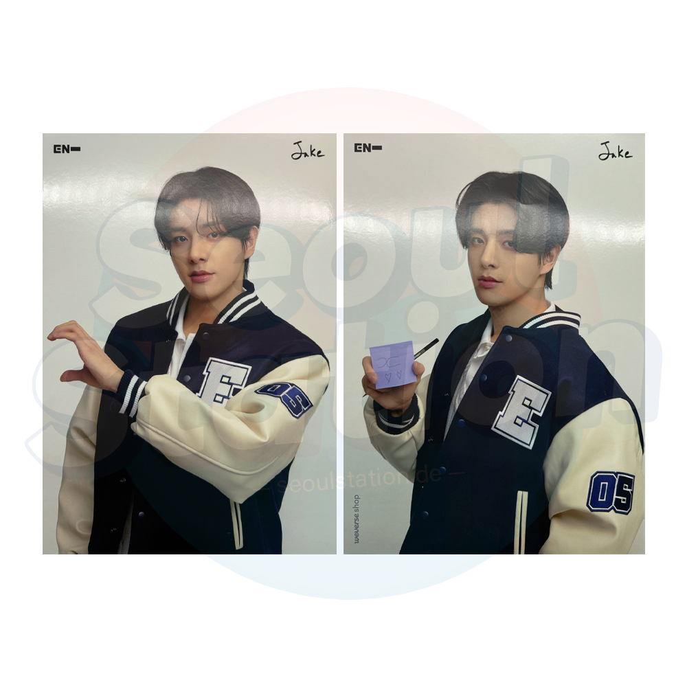ENHYPEN - GGU GGU Book 2026 - WEVERSE Double Sided Member Poster jake