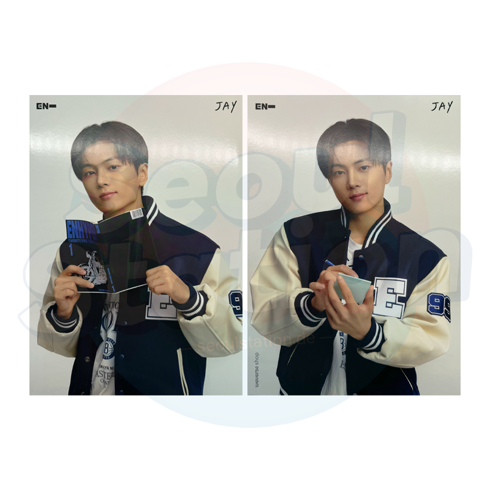 ENHYPEN - GGU GGU Book 2026 - WEVERSE Double Sided Member Poster jay