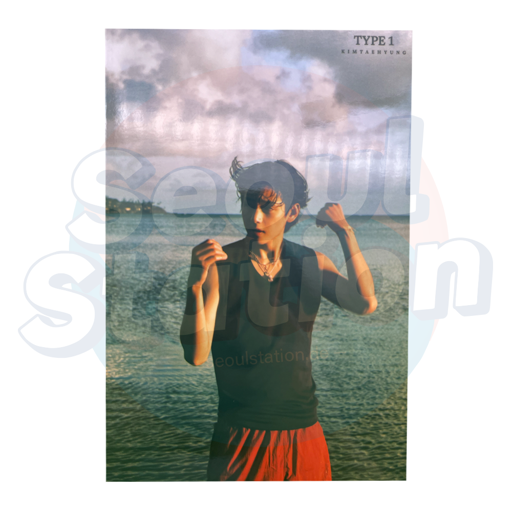 V (BTS) - TYPE 1 - Aladin Printed Photo