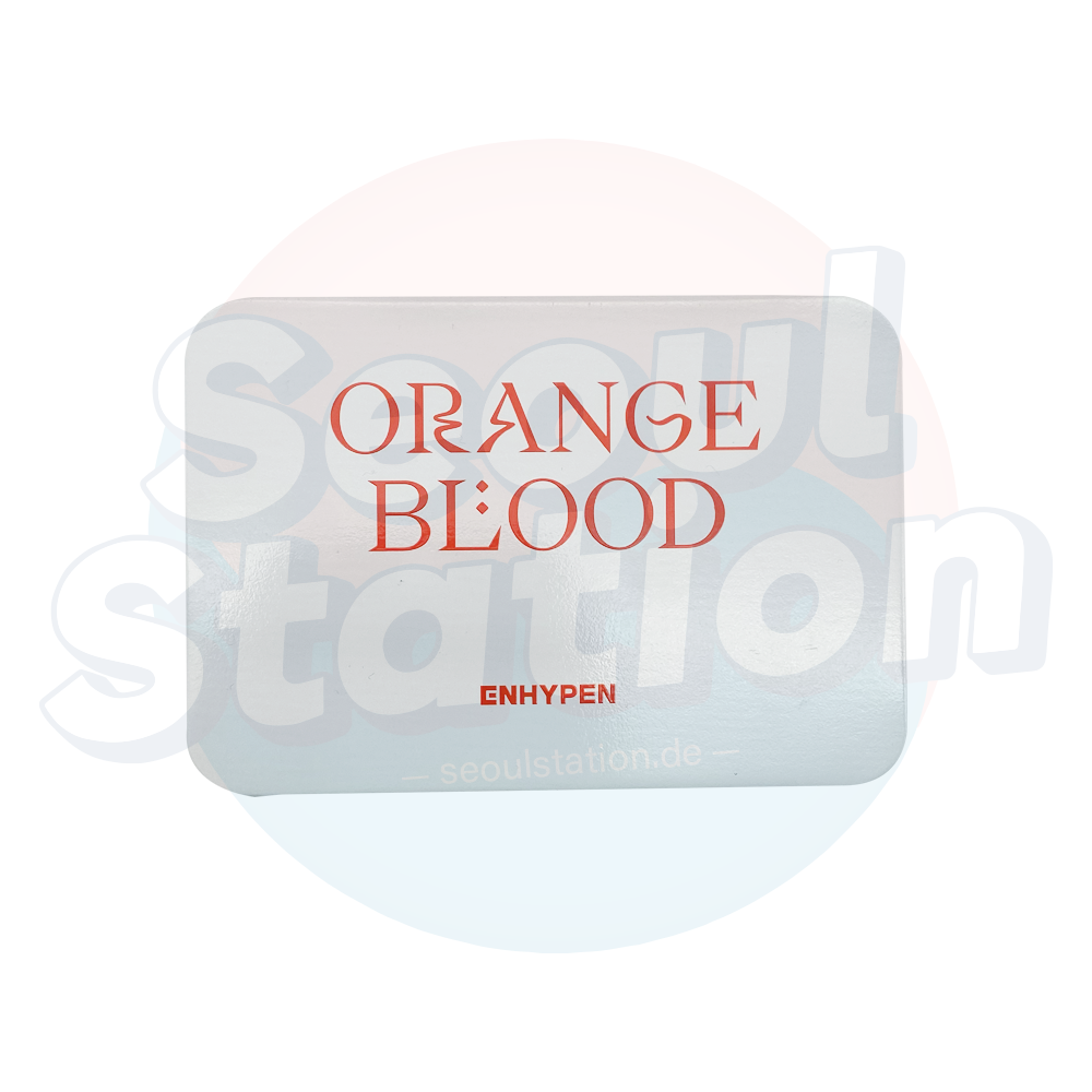 ENHYPEN - ORANGE BLOOD - Tin Case Front