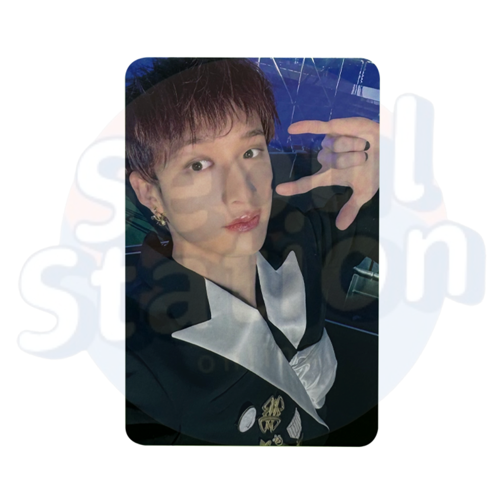 Stray Kids - 樂-STAR - ROCK STAR - Soundwave 3rd Lucky Draw Photo Card (WHITE) bang chan