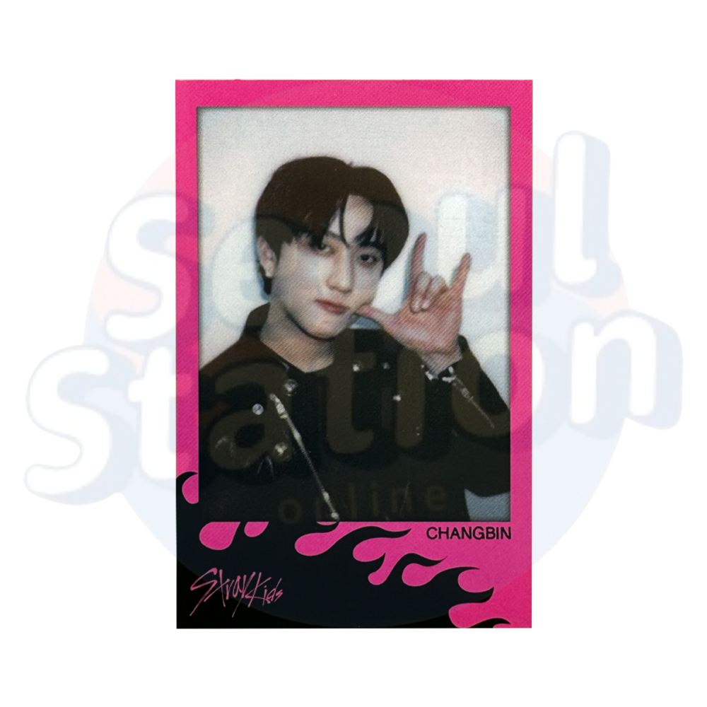 Stray Kids - 樂-STAR - ROCK STAR - Soundwave 3rd Lucky Draw Polaroid Photo Card changbin