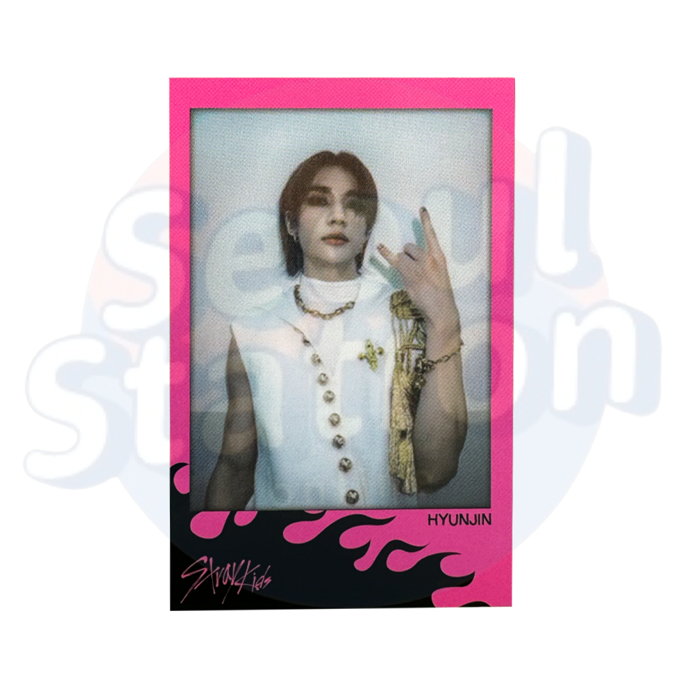 Stray Kids - 樂-STAR - ROCK STAR - Soundwave 3rd Lucky Draw Polaroid Photo Card hyunjin
