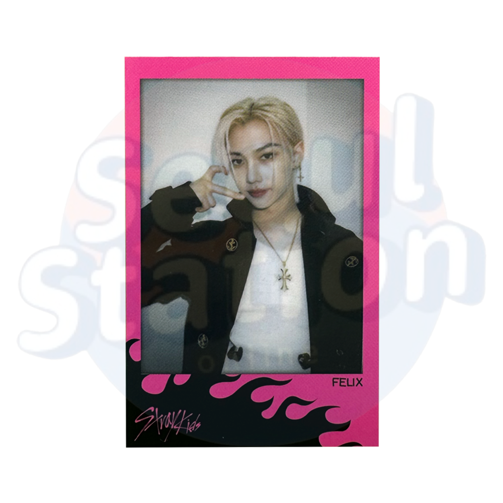 Stray Kids - 樂-STAR - ROCK STAR - Soundwave 3rd Lucky Draw Polaroid Photo Card felix