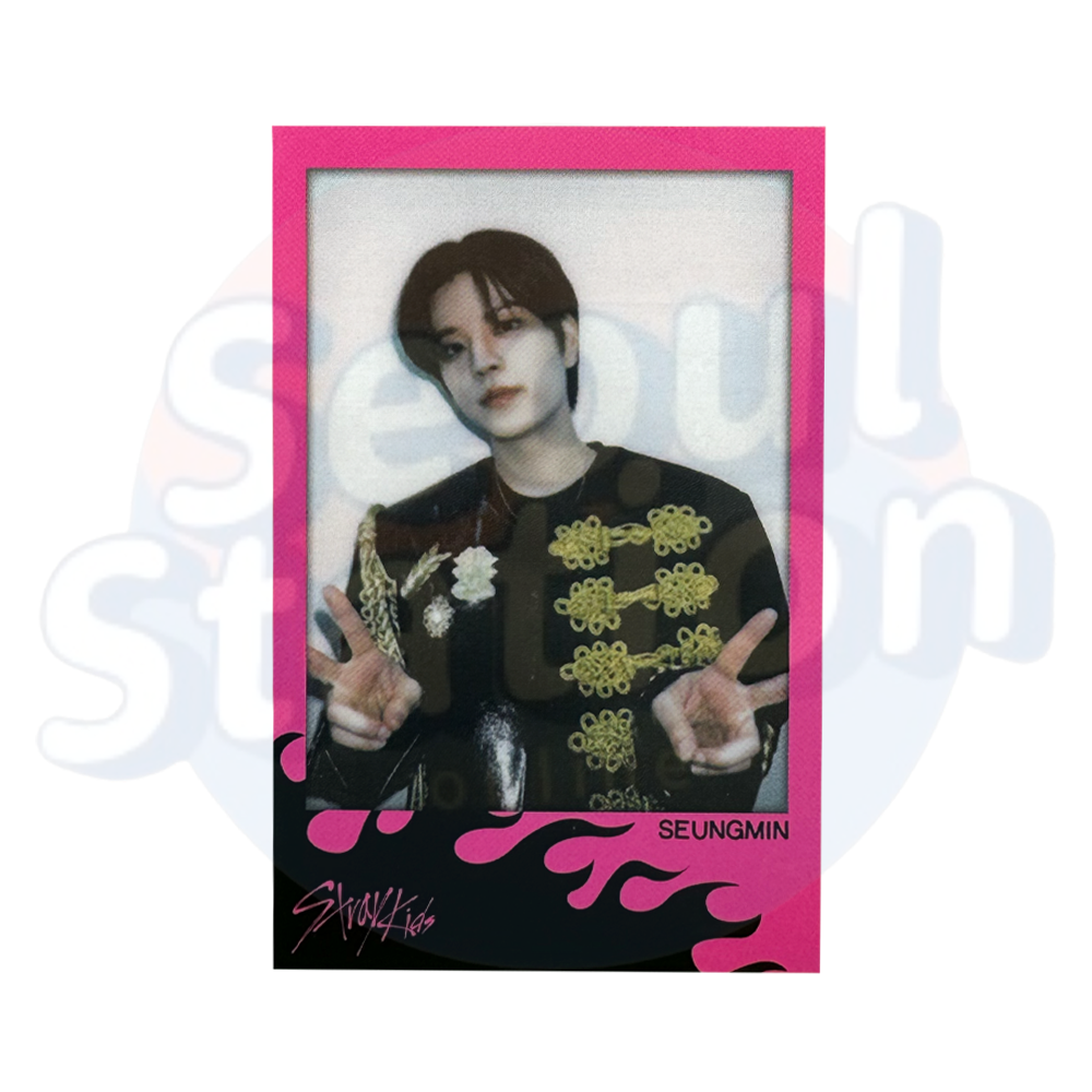Stray Kids - 樂-STAR - ROCK STAR - Soundwave 3rd Lucky Draw Polaroid Photo Card seungmin