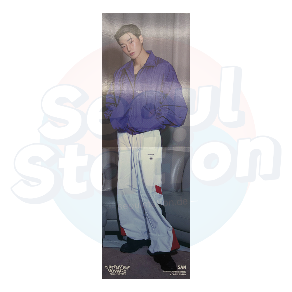 ATEEZ - 2026 Fanmeeting 'ANITY'S VOYAGE : TINY MYSTERY' - Official MD Folded Poster seoulstation.de san
