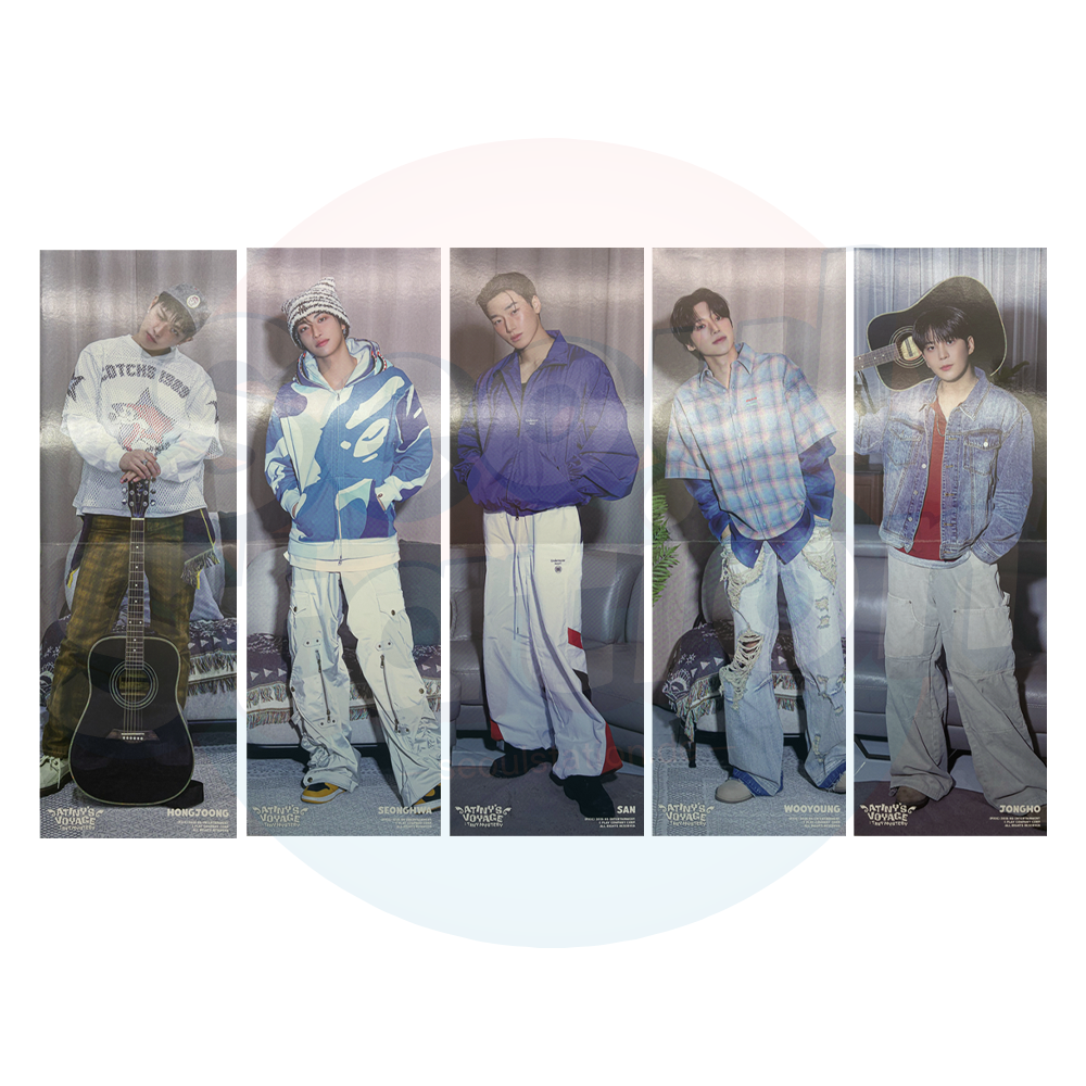 ATEEZ - 2026 Fanmeeting 'ANITY'S VOYAGE : TINY MYSTERY' - Official MD Folded Poster seoulstation.de 