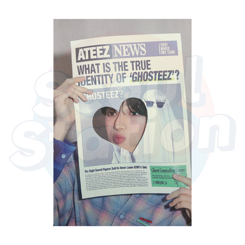 ATEEZ - 2026 Fanmeeting 'ANITY'S VOYAGE : TINY MYSTERY' - Official MD Postcard - WOOYOUNG Ver. seoulstation.de newspaper