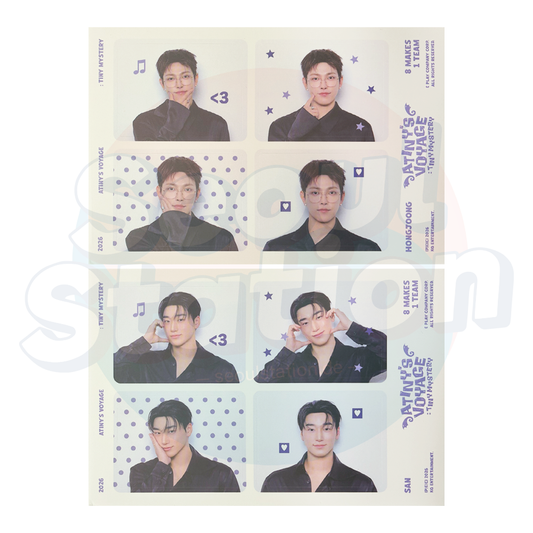 ATEEZ - 2026 Fanmeeting 'ANITY'S VOYAGE : TINY MYSTERY' - Official MD Sticker Sheet - B-WARE (Bitte Beschreibung lesen) seoulstation.de 