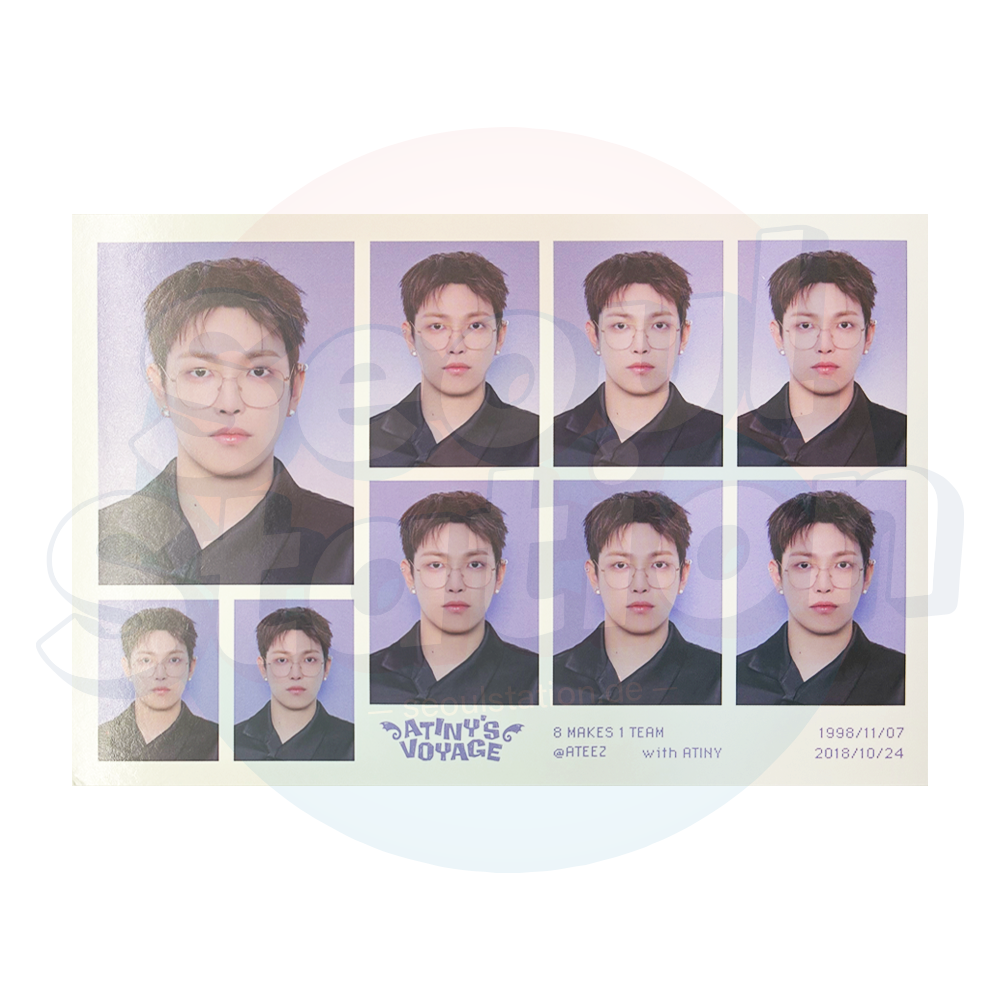 ATEEZ - 2026 Fanmeeting 'ANITY'S VOYAGE : TINY MYSTERY' - Official MD ID-CUT Photo - B-WARE (Bitte Beschreibung lesen) seoulstation.de hongjoong