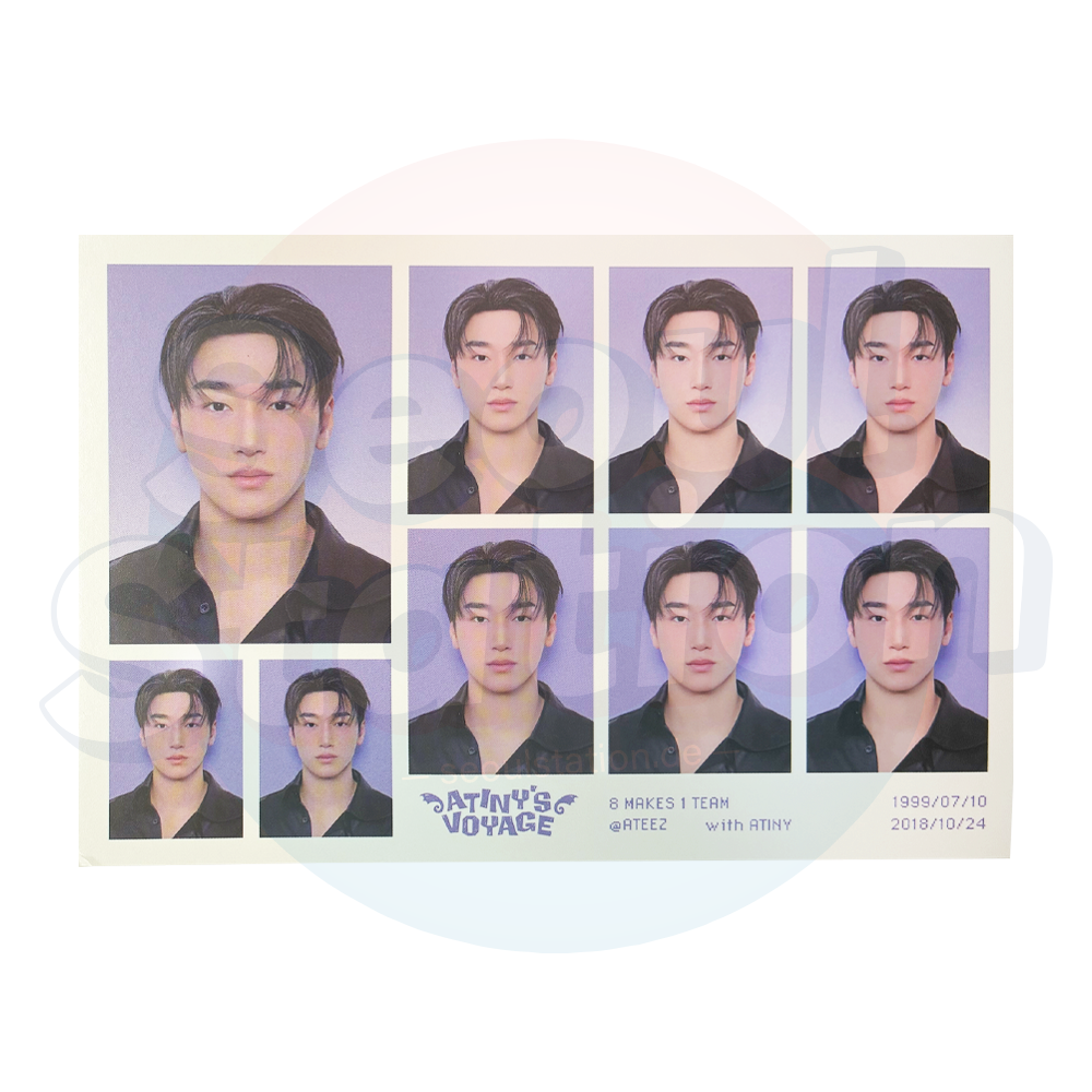 ATEEZ - 2026 Fanmeeting 'ANITY'S VOYAGE : TINY MYSTERY' - Official MD ID-CUT Photo - B-WARE (Bitte Beschreibung lesen) seoulstation.de san