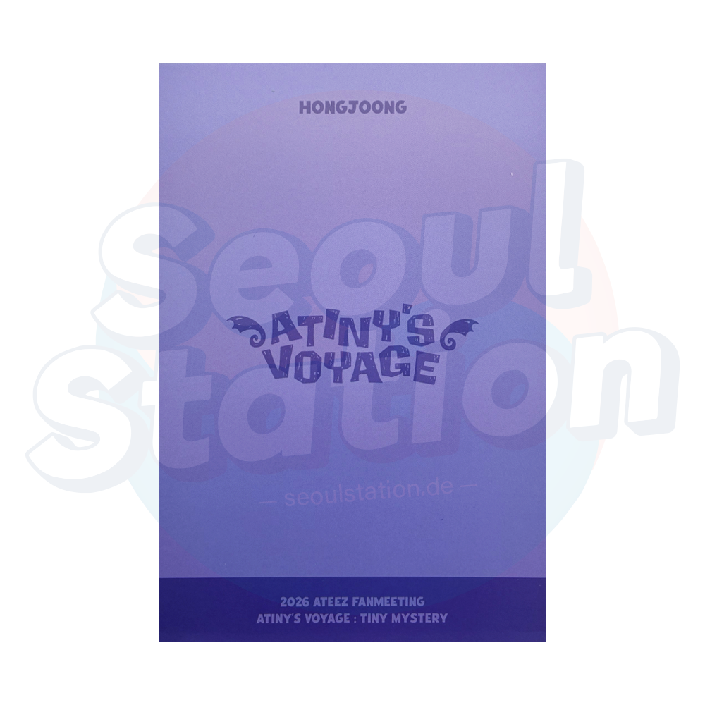 ATEEZ - 2026 Fanmeeting 'ANITY'S VOYAGE : TINY MYSTERY' - Official MD Folded Poster seoulstation.de 