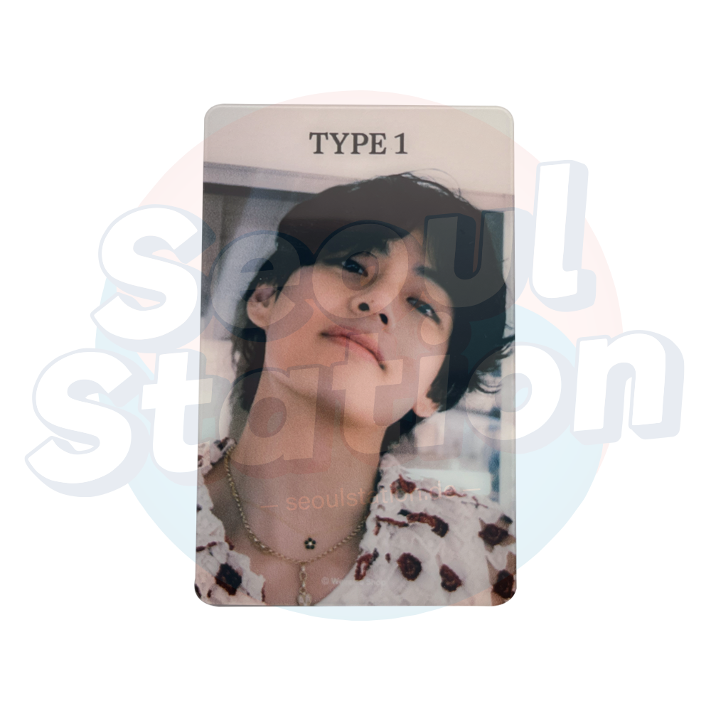 V (BTS) - TYPE 1 - Weverse Mirror Card