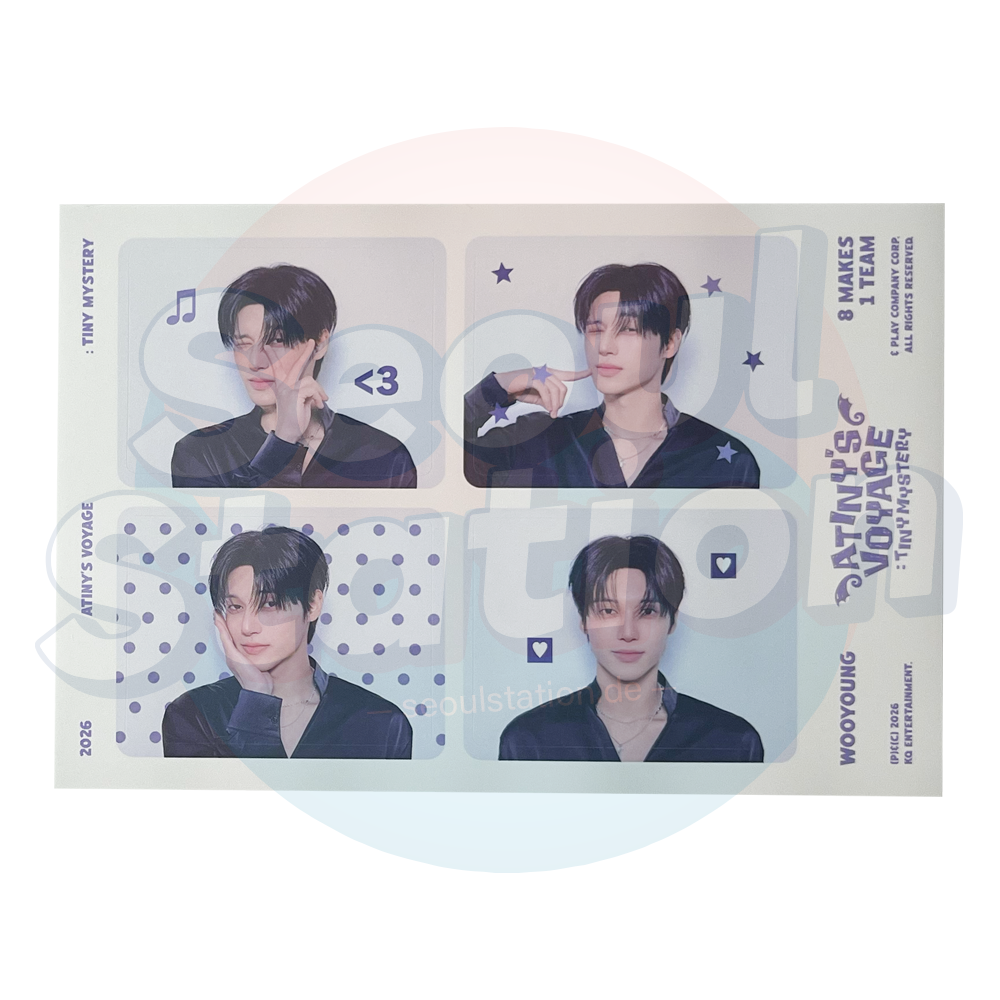 ATEEZ - 2026 Fanmeeting 'ANITY'S VOYAGE: TINY MYSTERY' - Sticker Sheet seoulstation.de