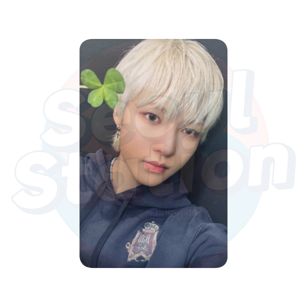 XIKERS - 7th Mini Album 'ROUTE ZERO : THE ORA' - APPLE MUSIC Photocard - FOUR-LEAF CLOVER Ver. junghoon