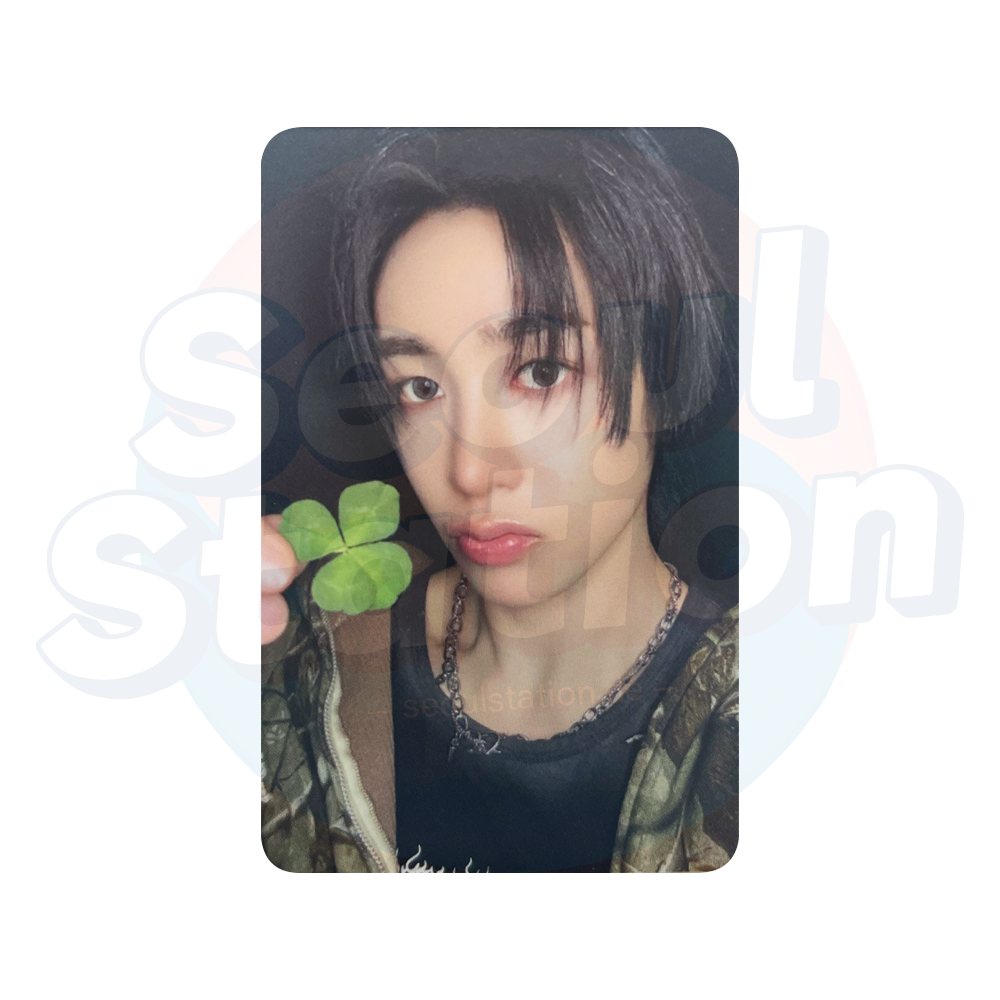 XIKERS - 7th Mini Album 'ROUTE ZERO : THE ORA' - APPLE MUSIC Photocard - FOUR-LEAF CLOVER Ver. hunter