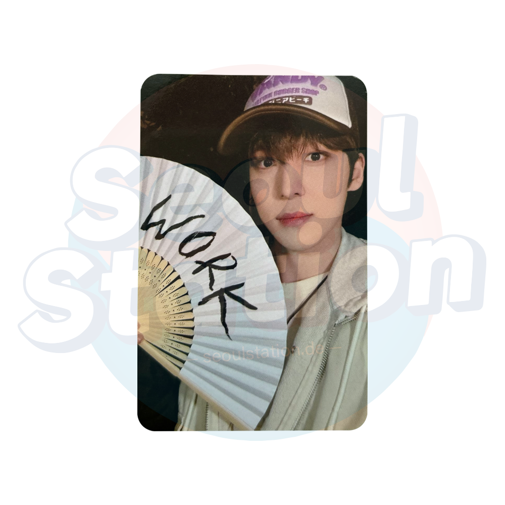 ATEEZ - GOLDEN HOUR Part.1 - Soundwave Lucky Draw Photo Card (Black Letters) Yunho
