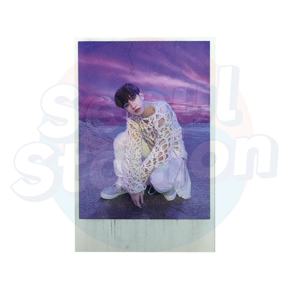 Stray Kids - 樂-STAR - ROCK STAR - ROCK & ROLL Ver. - Polaroid Photo Card bang chan