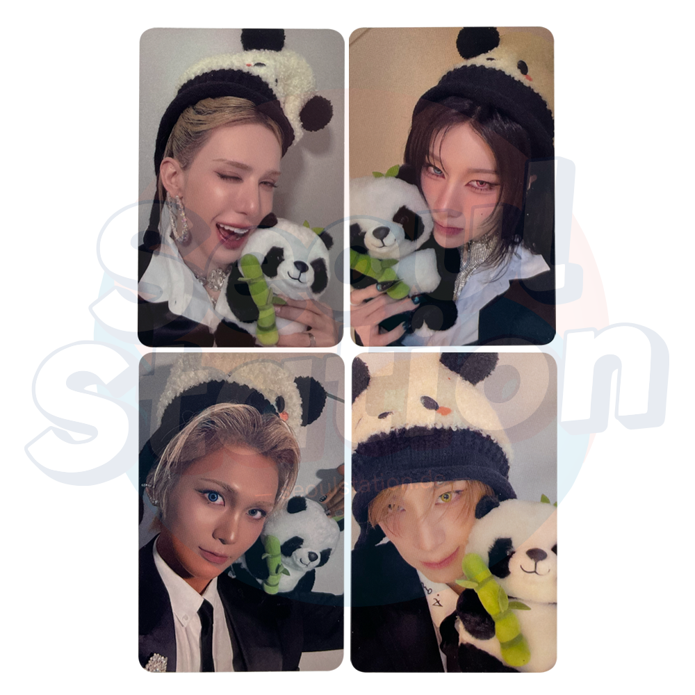 XLOV - 2nd Mini Album 'I, GOD' - APPLE MUSIC POB Photocard - PANDA PLUSH Ver.