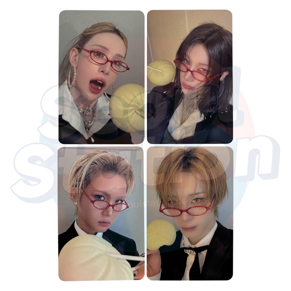 XLOV - 2nd Mini Album 'I, GOD' - APPLE MUSIC POB Photocard - RED GLASSES Ver.