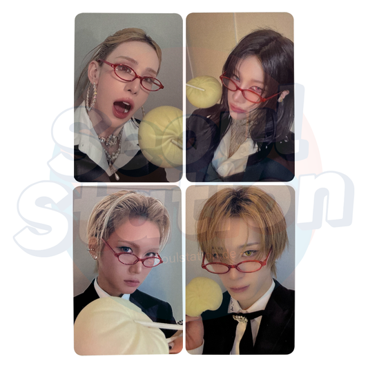 XLOV - 2nd Mini Album 'I, GOD' - APPLE MUSIC POB Photocard - RED GLASSES Ver.