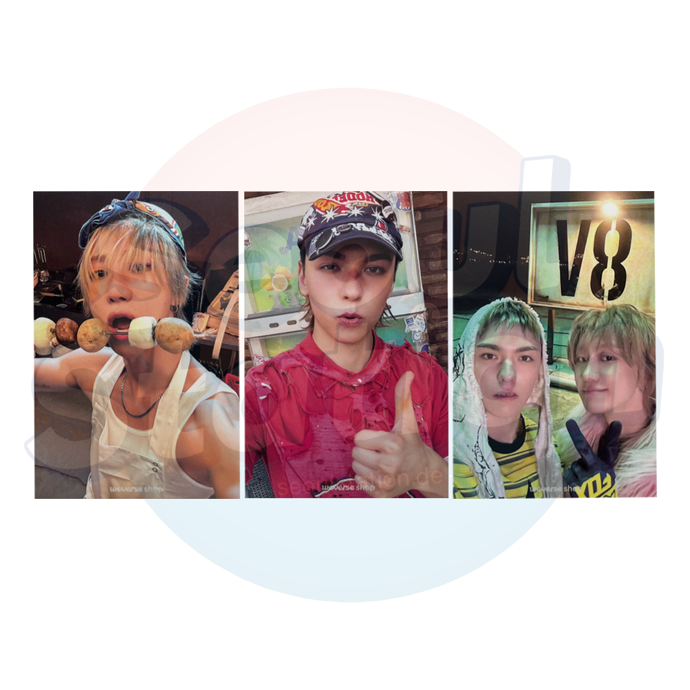 VERNON & THE8 (SEVENTEEN) - 1st Mini Album 'V8' - PHOTOBOOK Ver. - WEVERSE Selfie Sticker seoulstation.de