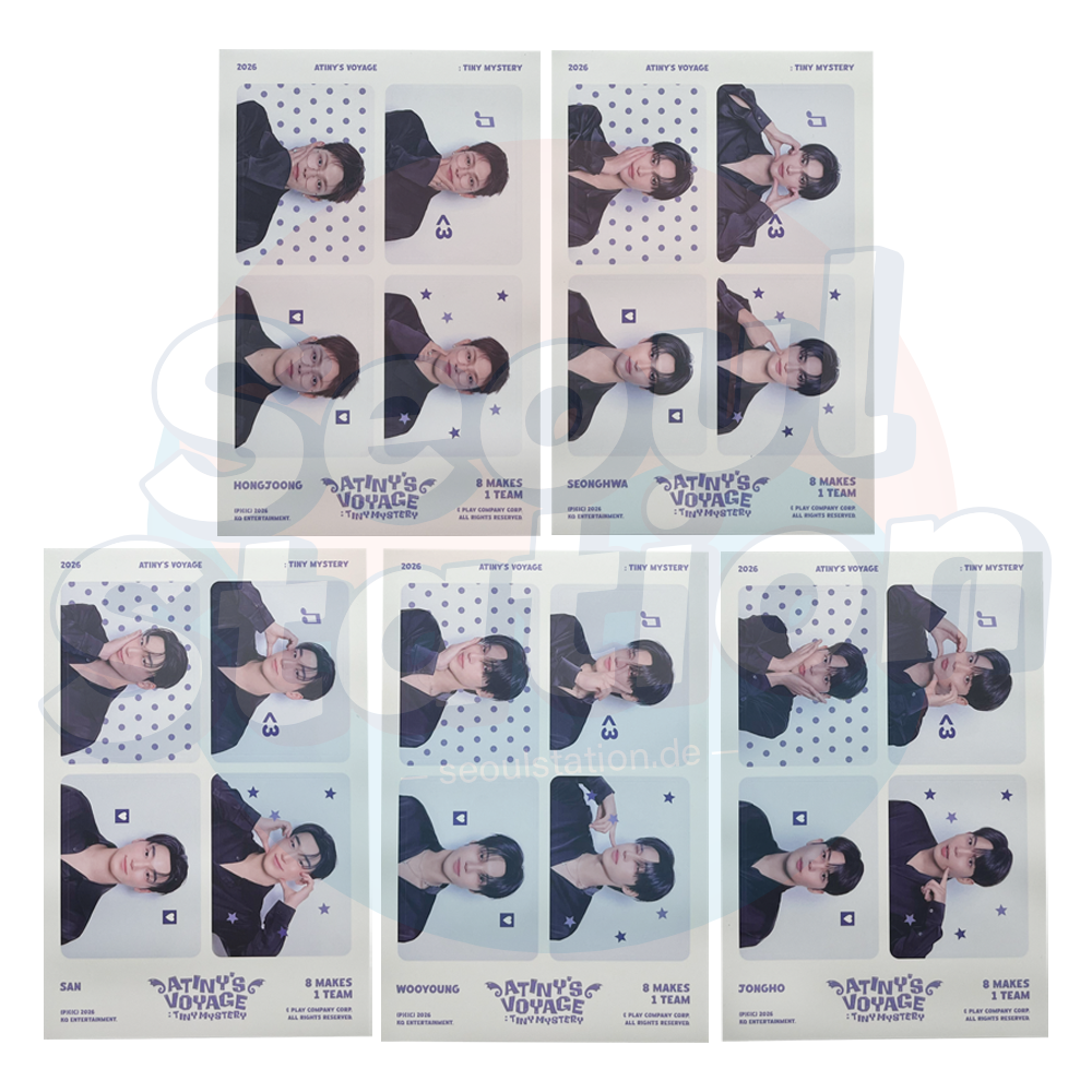 ATEEZ - 2026 Fanmeeting 'ANITY'S VOYAGE: TINY MYSTERY' - Sticker Sheet seoulstation.de